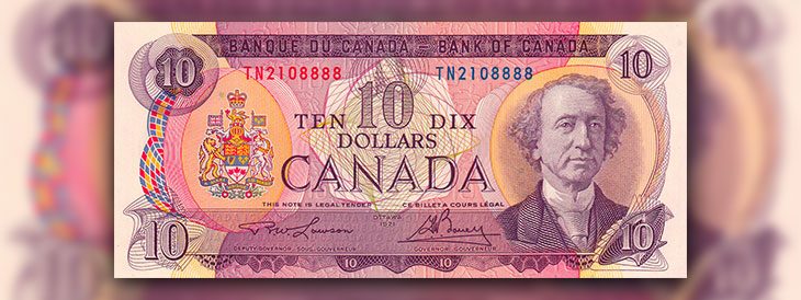 Banknotes First Featured A Canadian
