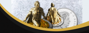 Gold Plated Superman Sculpture Coin Released