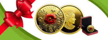 Royal Canadian Mint's Armistice Poppy Gold Coin