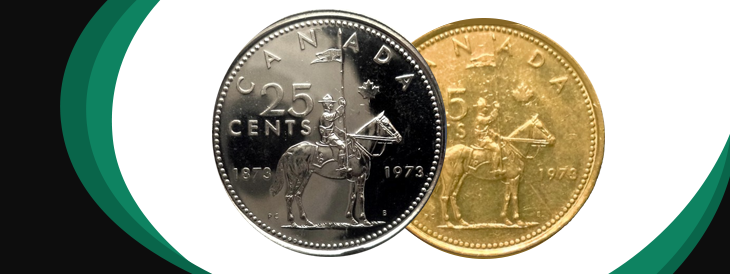 Why This Rare 1973 25 Cent Canadian Coin May Be Valuable