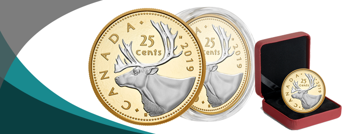 Canada Big Coin Series - Pure Silver 25-cents Coin