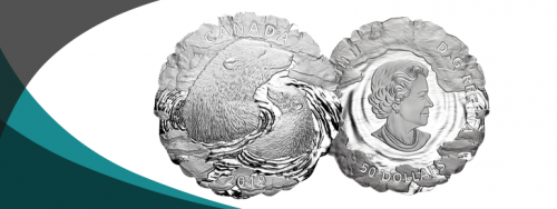 Silver Bullion Coin Featuring Canada_s Arctic Polar Bear