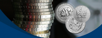 Silver coin stack
