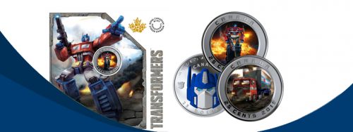 New Transforming Optimus Prime Coins