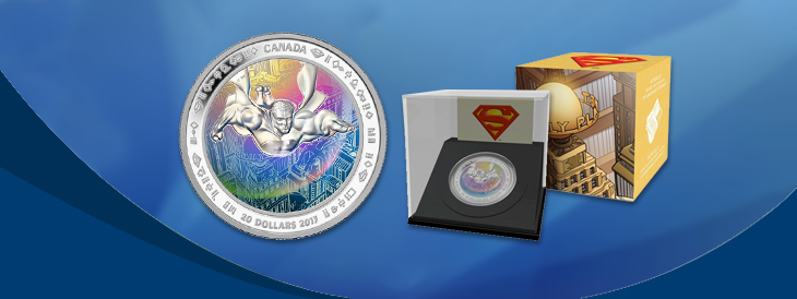 2013 Royal Canadian Mint Superman Coin Celebrates 75 years