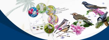 Birds Among Natures Colours 2017 Silver Commemorative Coin Set