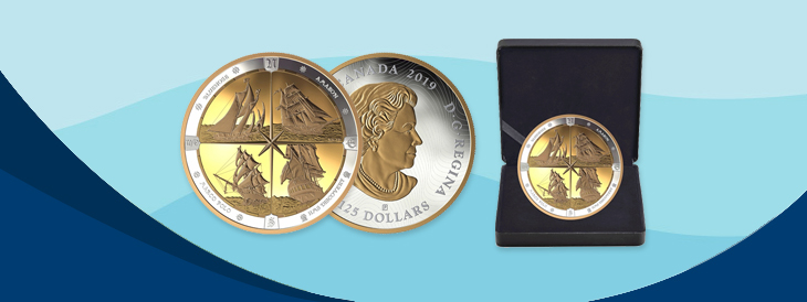 Tall Ships of Canada 2019 Silver Commemorative Coin