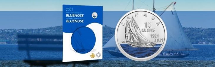 2021 Canadian Bluenose 100th Anniversary Keepsake Coins