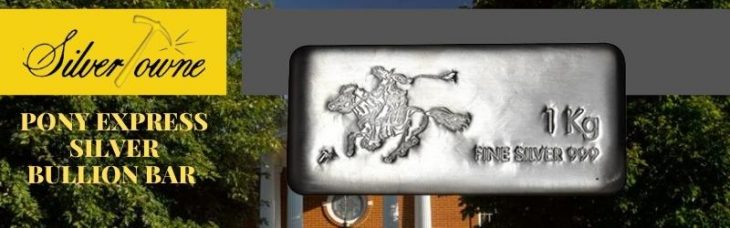 Check out the SilverTowne Pony Express Silver Bullion Bar