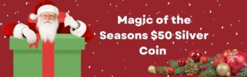 Magic of the Seasons $50 Silver Coin