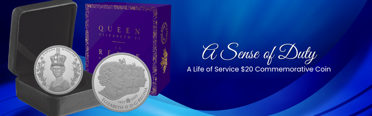 A Sense of Duty, A Life of Service $20 Commemorative Coin