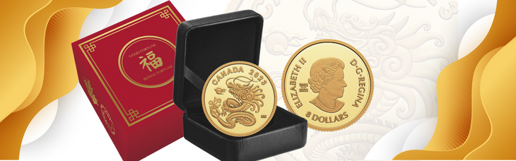 Royal Canadian Mint 2023 Heavenly Dragon Pure Gold Coin