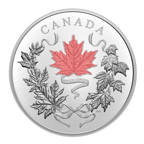 2021 CANADA $100 OUR NATIONAL COLOURS 10OZ FINE SILVER
