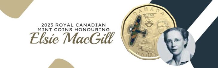 2023 Royal Canadian Mint Coins Honouring Elsie MacGill - Buy & Sell Royal Canadian Mint Coins - Colonial Acres Coins 2023 Royal Canadian Mint Coins Honouring Elsie MacGill