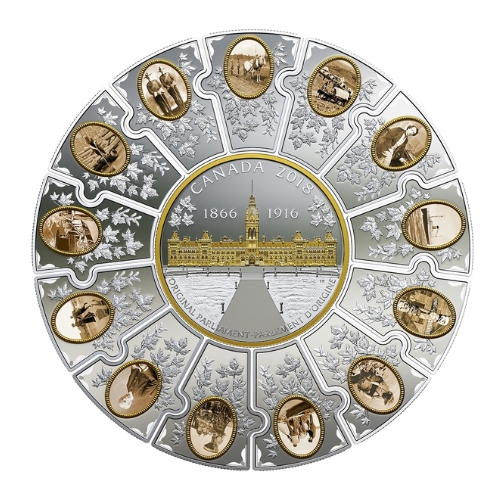 2018 Connecting Canadian History Puzzle Coin