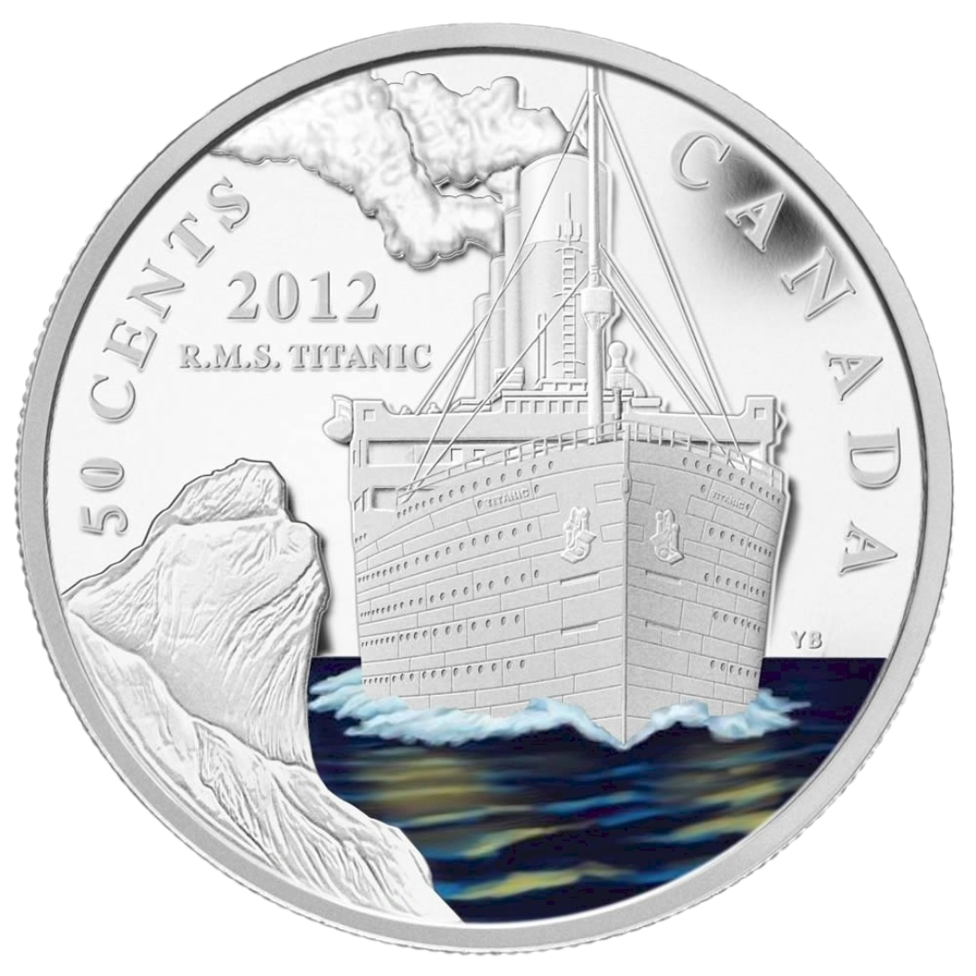 2012 Canada 50-cent RMS Titanic Silver Plated Copper Coin