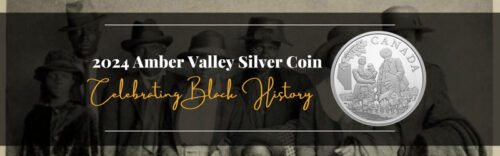 2024 $20 Amber Valley Silver Canadian Coin Celebrating Black History
