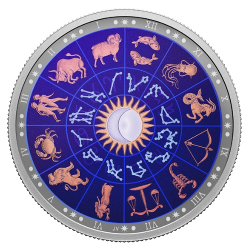 2022 Canada  Signs of the Zodiac Fine Silver