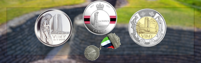 Collectible Coins Honouring Vimy Ridge Day