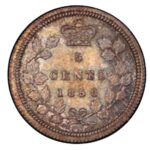 1858 - Canadian Five-Cent Coin