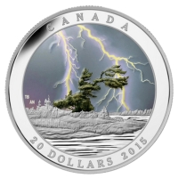 2015 Canada  Weather Phenomenon - Summer Storm Fine Silver