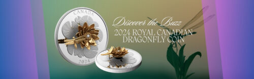 2024 Royal Canadian Mint $50 Dragonfly and Bloom Coin