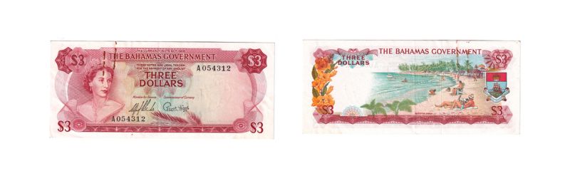 The 1965  Bahama Note - A Journey in Red and Sunshine