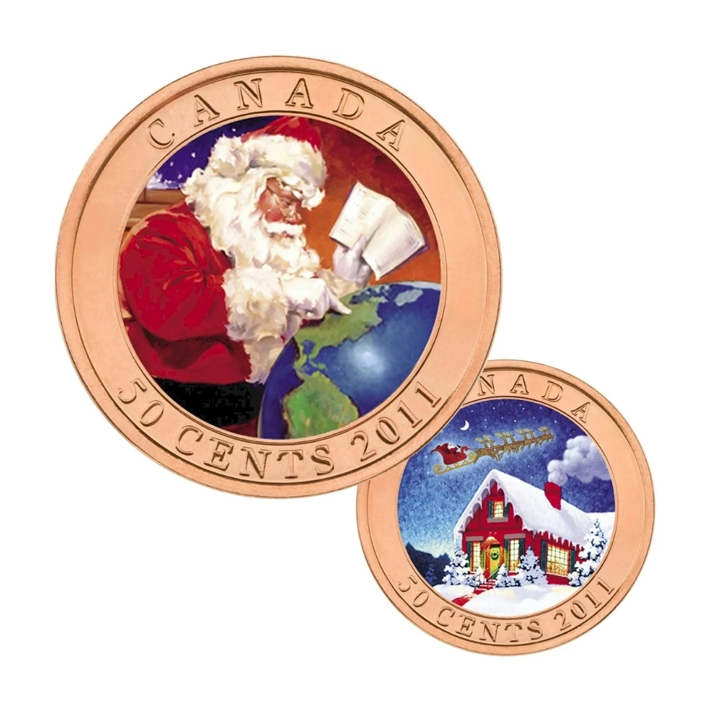 2011 50-Cent Gifts From Santa Lenticular Coin