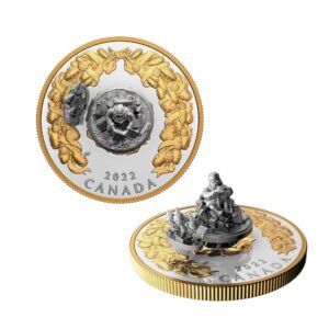 2022 Canada  Holiday Gifts Fine Silver Coin