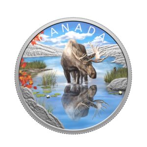 Moose Fine Silver Coin