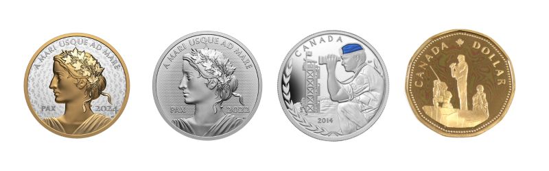 Royal Canadian Mint Peace Coins