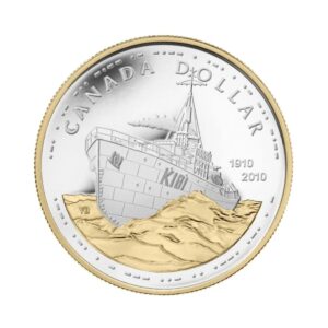 2010 Canada Gold Plated Proof Silver Dollar