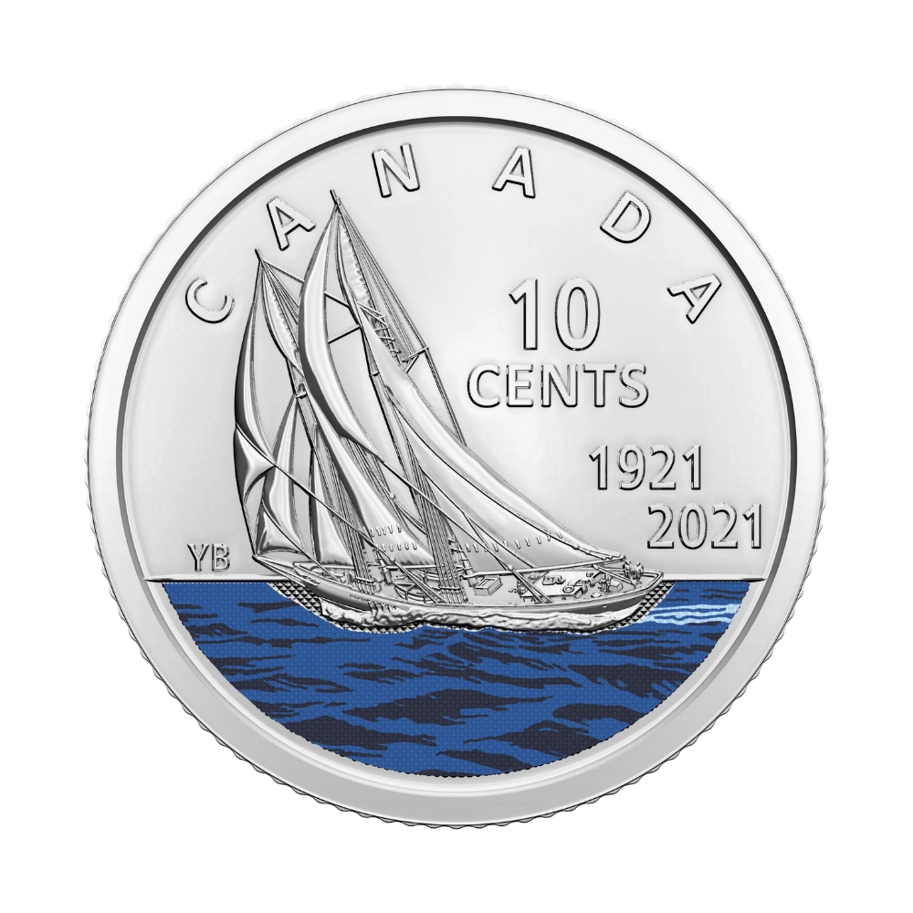 2021 10-Cent Coloured Commemorative Circulation Coin