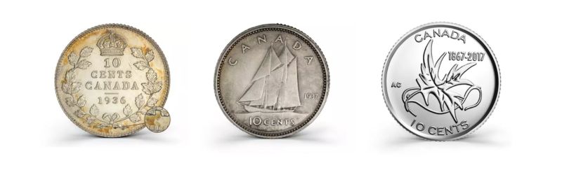 Canada's Iconic 10 Cents