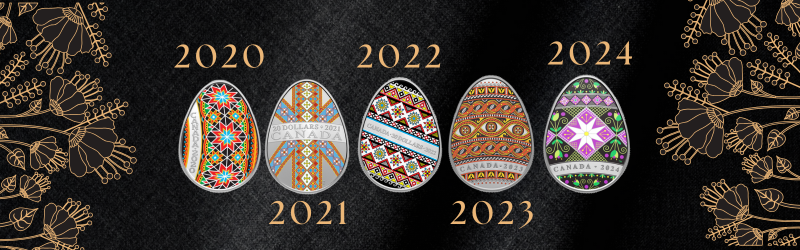 Exploring More Stunning Pysanka Coins Released by the Royal Canadian Mint