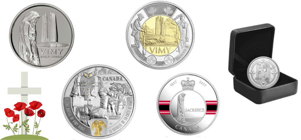 Vimy Ridge Coins at Colonial Acres Coins