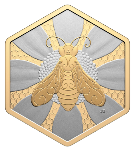 The 2025 Honey Bee Silver Coin Celebrates Natures Tiny Hero
