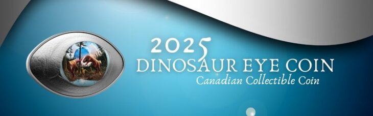 Experience Prehistoric Canada with the 2025 $20 Dinosaur Eye Coin