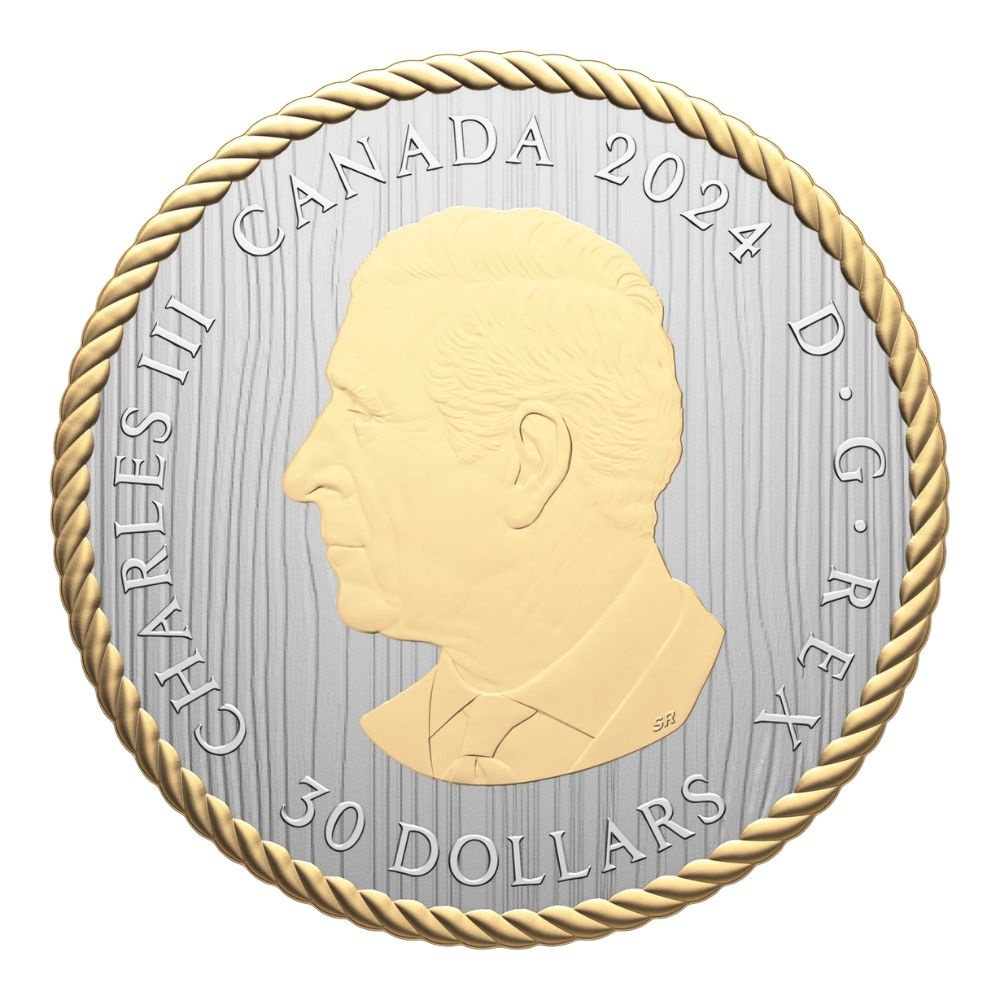 2024 Canada  The Hunter Fine Silver - Back