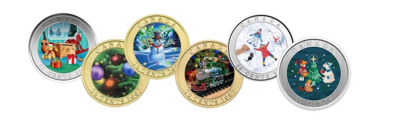 Past Festive Coins - Buy & Sell Royal Canadian Mint Coins - Colonial Acres Coins Past Festive Coins