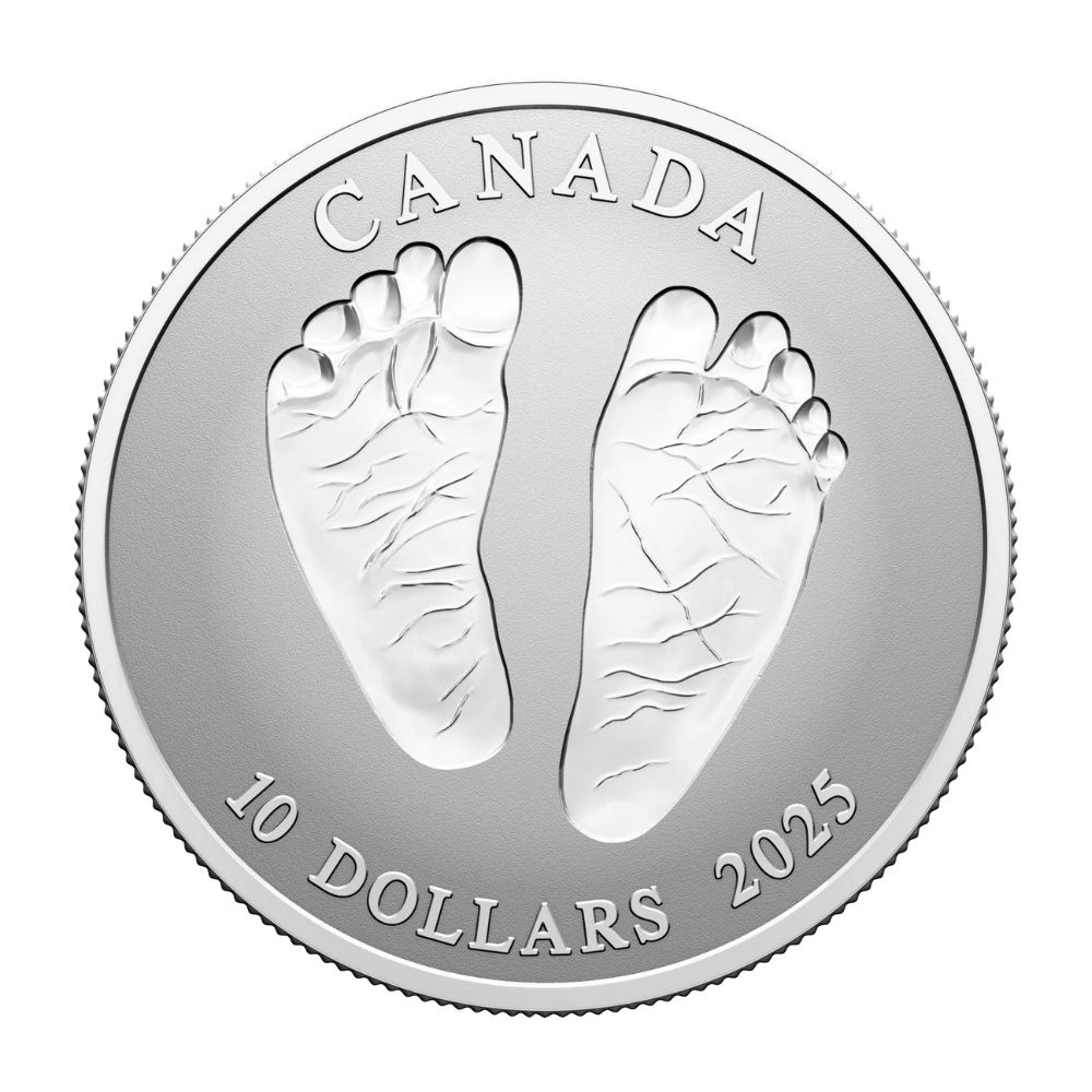  Welcome to the World! (½ oz, incuse baby feet)