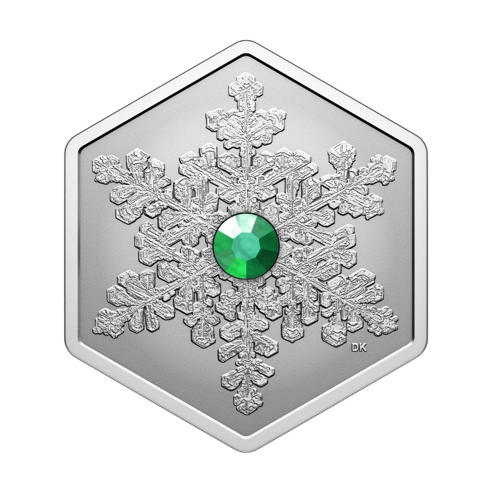  Snowflake Hexagon (1 oz, with crystal)