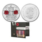 2010 Remembrance Day Collector Card with Coloured Poppy 25ct