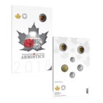 2018 Canada Armistice Collector Card 6 coin Commemorative Set