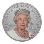 2022  A Portrait of Queen Elizabeth II Fine Silver