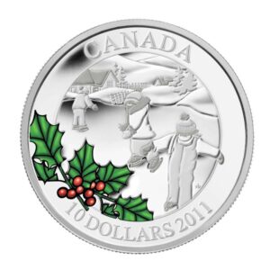 2011 Canada  Little Skaters Fine Silver Coin