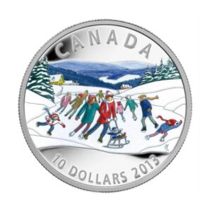 2013 Canada Winter Scene Fine Silver Coin - Buy & Sell Royal Canadian Mint Coins - Colonial Acres Coins 2013 Canada Winter Scene Fine Silver Coin