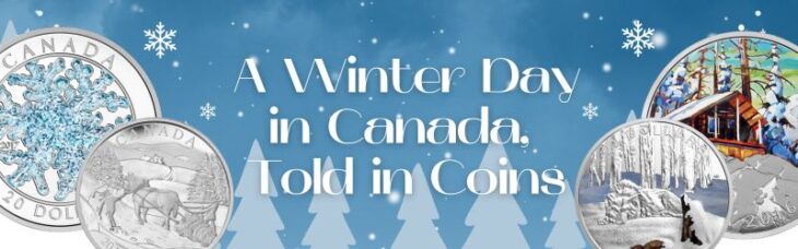 A Winter Day in Canada Told in Coins