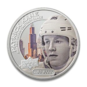 2017  Coloured Upper Deck - Patrick Kane 1oz Silver