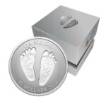 A Premium Baby Keepsake - 2026  Welcome to the World Baby Feet Fine Silver Coin